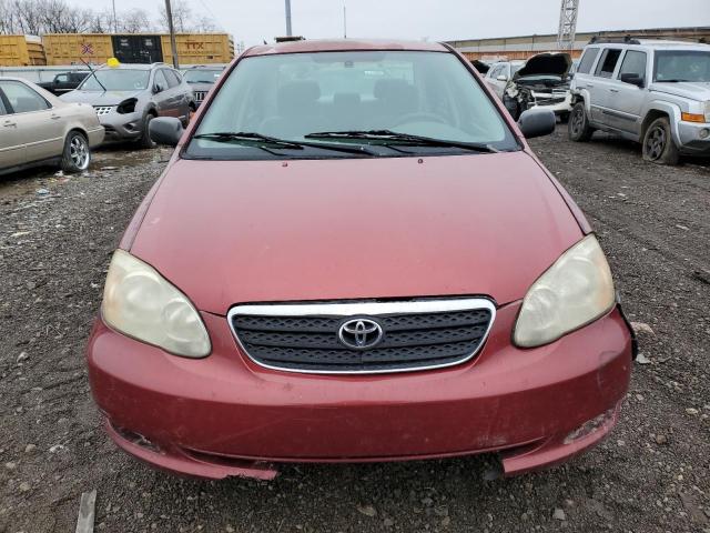 1NXBR32E95Z547675 - 2005 TOYOTA COROLLA CE MAROON photo 5