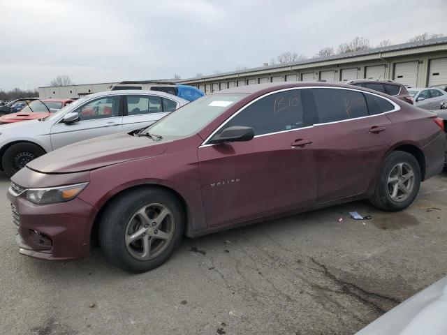 1G1ZB5ST6GF192188 - 2016 CHEVROLET MALIBU LS MAROON photo 1