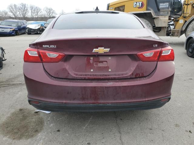 1G1ZB5ST6GF192188 - 2016 CHEVROLET MALIBU LS MAROON photo 6