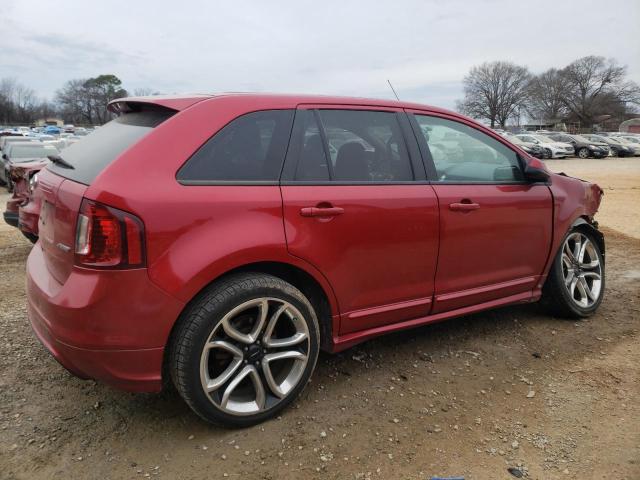 2FMDK3AKXBBB08748 - 2011 FORD EDGE SPORT RED photo 3