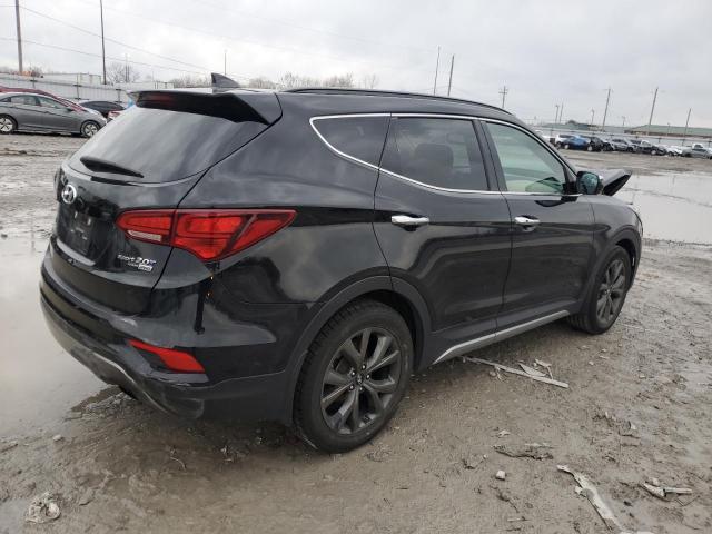 5XYZWDLA4HG473262 - 2017 HYUNDAI SANTA FE S BLACK photo 3