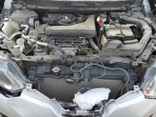 5N1AT2MV8EC858444 - 2014 NISSAN ROGUE S SILVER photo 11