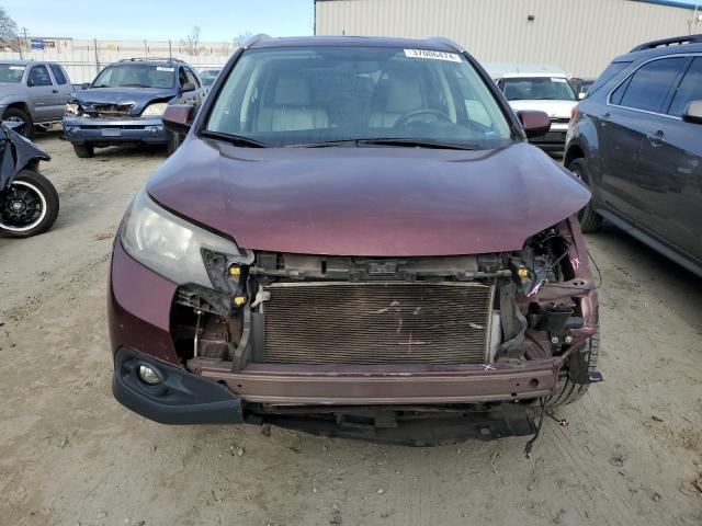 5J6RM3H74EL018614 - 2014 HONDA CR-V EXL RED photo 5