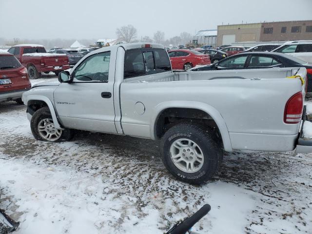 1B7GG36X72S557785 - 2002 DODGE DAKOTA SPORT SILVER photo 2