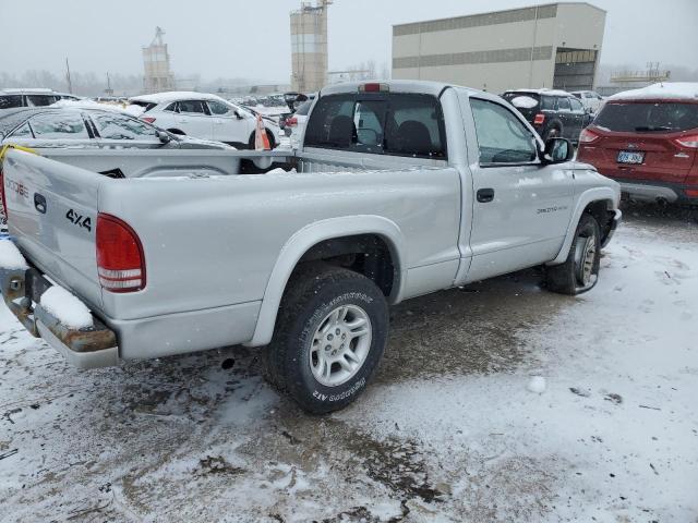 1B7GG36X72S557785 - 2002 DODGE DAKOTA SPORT SILVER photo 3