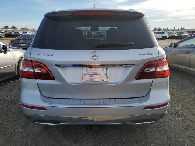 4JGDA5HB4DA190642 - 2013 MERCEDES-BENZ ML 350 4MATIC SILVER photo 6
