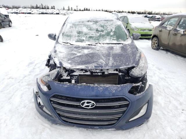 KMHD35LH4HU382959 - 2017 HYUNDAI ELANTRA GT BLUE photo 5