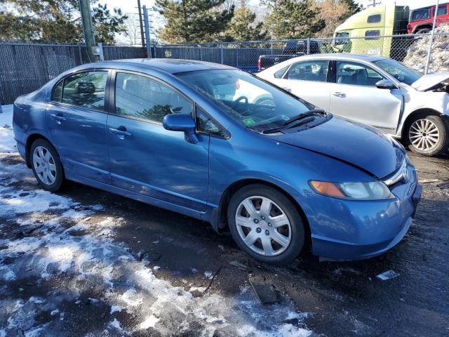 1HGFA15567L095921 - 2007 HONDA CIVIC LX BLUE photo 4