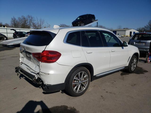 5UXTR9C59JLD68872 - 2018 BMW X3 XDRIVE30I WHITE photo 3