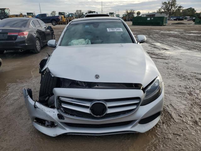 55SWF4JB1JU279069 - 2018 MERCEDES-BENZ C 300 SILVER photo 5