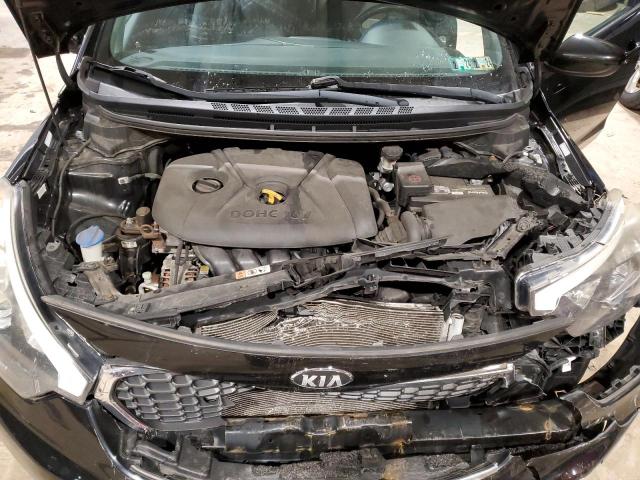 KNAFK4A69E5054807 - 2014 KIA FORTE LX BLACK photo 11