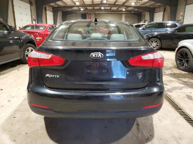 KNAFK4A69E5054807 - 2014 KIA FORTE LX BLACK photo 6