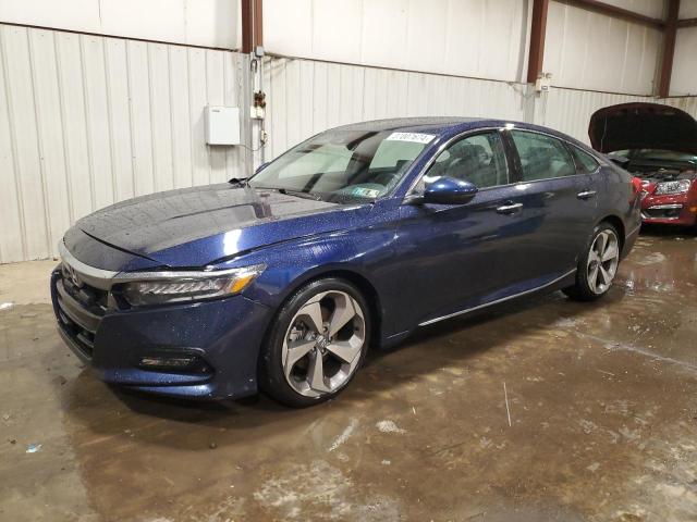 1HGCV1F96JA119100 - 2018 HONDA ACCORD TOURING BLUE photo 1