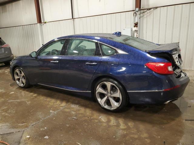 1HGCV1F96JA119100 - 2018 HONDA ACCORD TOURING BLUE photo 2