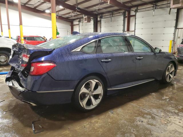 1HGCV1F96JA119100 - 2018 HONDA ACCORD TOURING BLUE photo 3