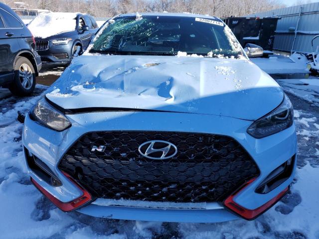 KMHT36AH1LU005373 - 2020 HYUNDAI VELOSTER N BLUE photo 5