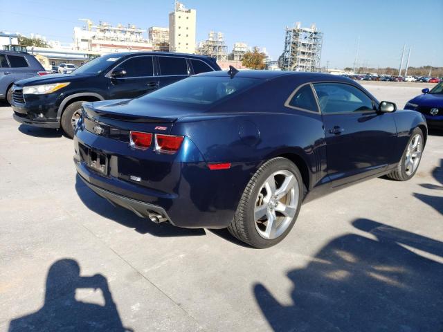 2G1FC1ED4B9157518 - 2011 CHEVROLET CAMARO LT BLUE photo 3