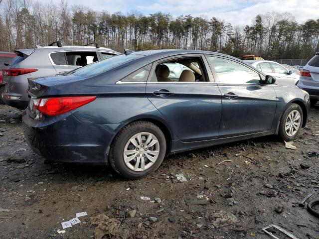 5NPEB4AC9CH360200 - 2012 HYUNDAI SONATA GLS BLUE photo 3