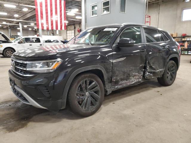 1V2KE2CA6NC214408 - 2022 VOLKSWAGEN ATLAS CROS SE Черный фото 1