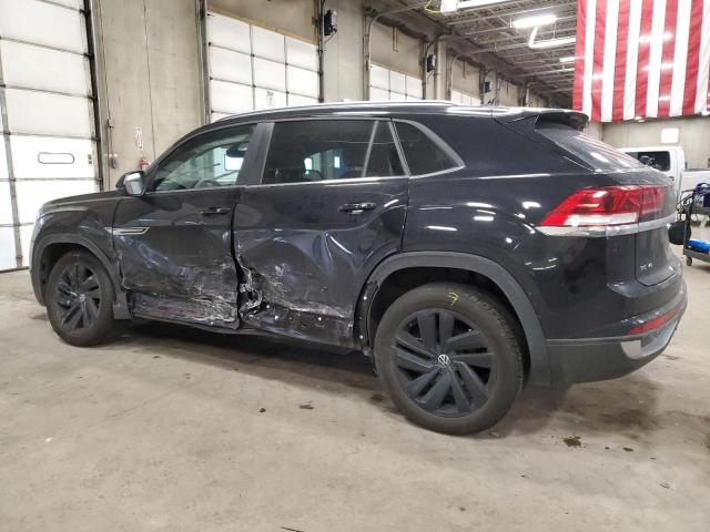 1V2KE2CA6NC214408 - 2022 VOLKSWAGEN ATLAS CROS SE Черный фото 2