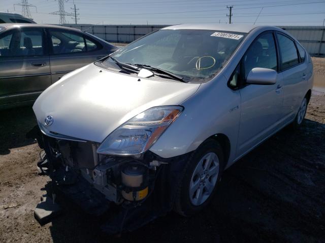 JTDKB20U497872154 - 2009 TOYOTA PRIUS SILVER photo 2