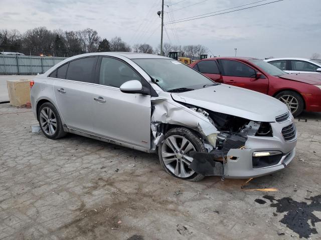 1G1PG5SB0F7188498 - 2015 CHEVROLET CRUZE LTZ SILVER photo 4