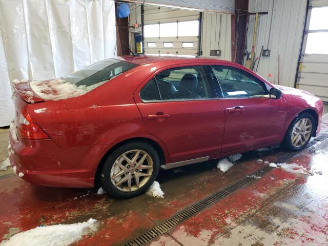 3FAHP0CG2BR271464 - 2011 FORD FUSION SEL RED photo 3