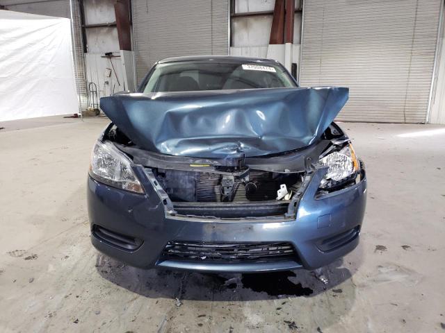 3N1AB7AP8EY215449 - 2014 NISSAN SENTRA S BLUE photo 5