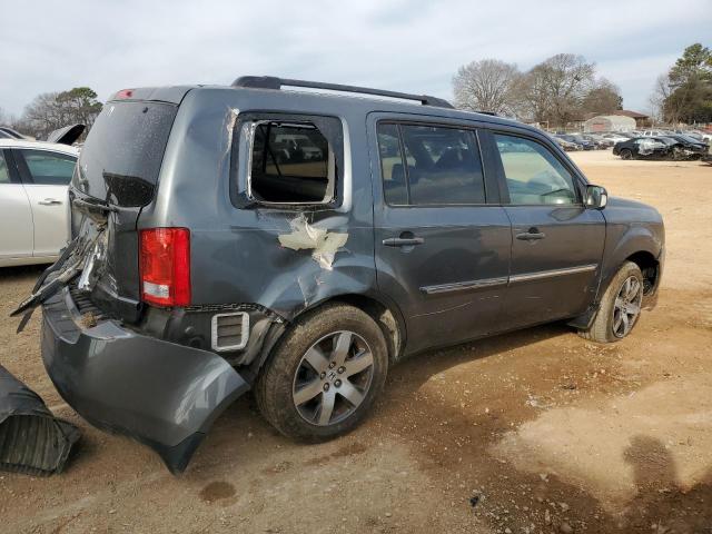 5FNYF4H94DB018942 - 2013 HONDA PILOT TOURING GRAY photo 3