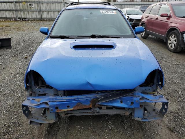 JF1GG29642H832061 - 2002 SUBARU IMPREZA WRX BLUE photo 5