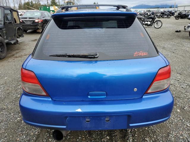 JF1GG29642H832061 - 2002 SUBARU IMPREZA WRX BLUE photo 6