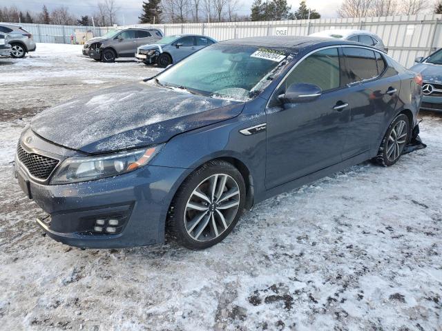 KNAGR4A61E5480443 - 2014 KIA OPTIMA SX GRAY photo 1