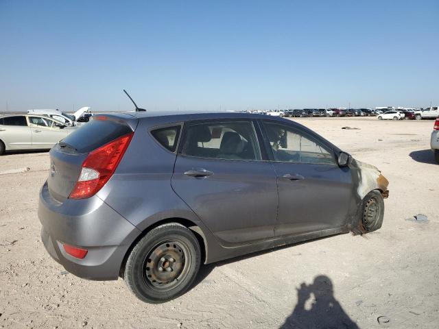 KMHCT5AE0GU255693 - 2016 HYUNDAI ACCENT SE GRAY photo 3