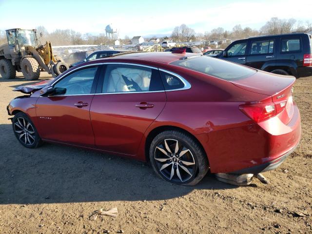 1G1ZD5ST5JF192118 - 2018 CHEVROLET MALIBU LT RED photo 2