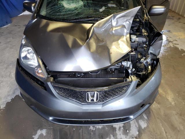 JHMGE8H32DC070857 - 2013 HONDA FIT GRAY photo 11