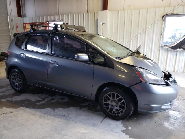 JHMGE8H32DC070857 - 2013 HONDA FIT GRAY photo 4