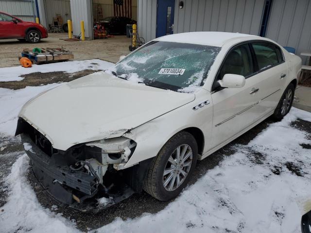 1G4HJ5EM5AU136347 - 2010 BUICK LUCERNE CXL WHITE photo 1