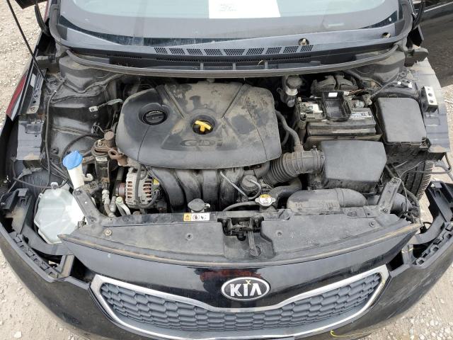 KNAFZ4A89E5058336 - 2014 KIA FORTE EX BLACK photo 11