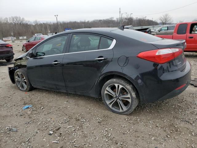 KNAFZ4A89E5058336 - 2014 KIA FORTE EX BLACK photo 2