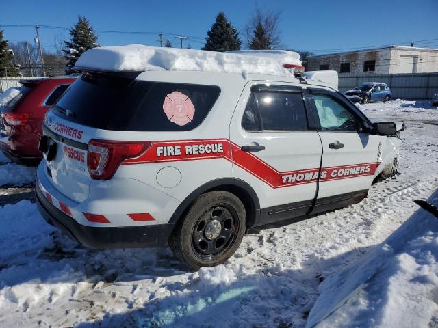 1FM5K8AR6GGB44614 - 2016 FORD EXPLORER POLICE INTERCEPTOR WHITE photo 3