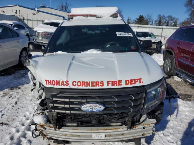 1FM5K8AR6GGB44614 - 2016 FORD EXPLORER POLICE INTERCEPTOR 白色 照片 5