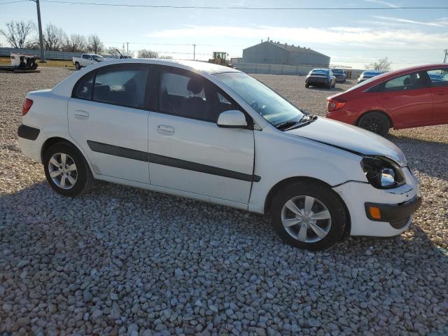 KNADE123466125795 - 2006 KIA RIO WHITE photo 4