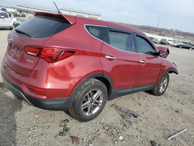 5XYZT3LB4JG531050 - 2018 HYUNDAI SANTA FE S RED photo 3