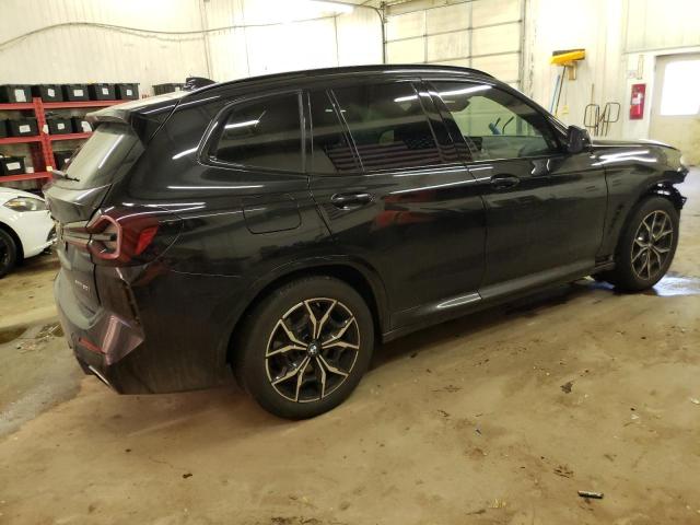 5UX53DP00N9M87244 - 2022 BMW X3 XDRIVE30I BLACK photo 3