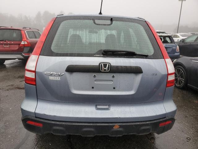 5J6RE48368L009272 - 2008 HONDA CR-V LX BLUE photo 6