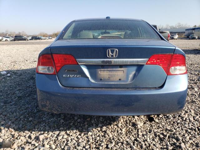 2HGFA1F94AH527363 - 2010 HONDA CIVIC EXL BLUE photo 6