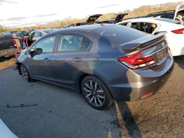 19XFB2F94EE253696 - 2014 HONDA CIVIC EXL გრაფიტი ფოტო 2