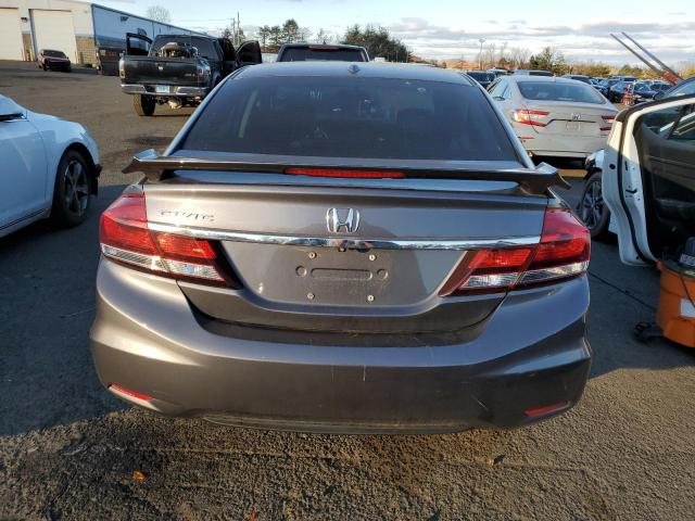 19XFB2F94EE253696 - 2014 HONDA CIVIC EXL გრაფიტი ფოტო 6