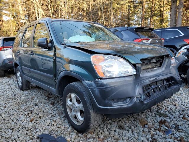 JHLRD78432C075629 - 2002 HONDA CR-V LX GREEN photo 4