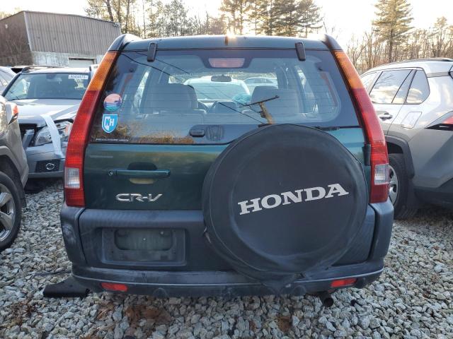 JHLRD78432C075629 - 2002 HONDA CR-V LX GREEN photo 6